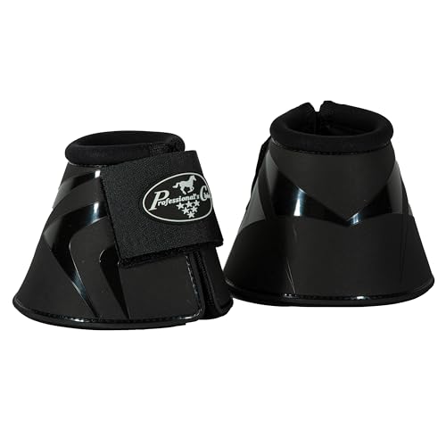 Professional's Choice Hard Shell All-Purpose Bell Boots | Durable and Shock Absorbing | Full Coverage | Easy to Clean - style: Without Fleece