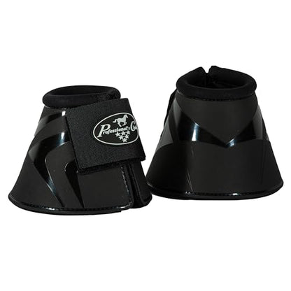Professional's Choice Hard Shell All-Purpose Bell Boots | Durable and Shock Absorbing | Full Coverage | Easy to Clean - style: Without Fleece