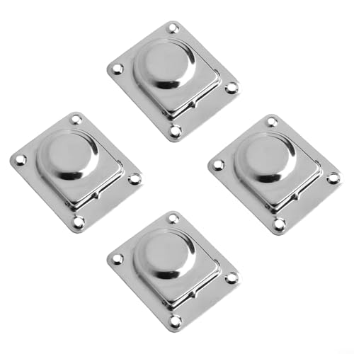 Flush Mount D-Rings, Recessed Tie Down Anchors, For Cargo In Boats Trailers Trucks Flatbeds, Industrial Fasteners Crafted For Reliable Load Security