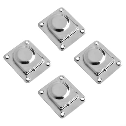 Flush Mount D-Rings, Recessed Tie Down Anchors, For Cargo In Boats Trailers Trucks Flatbeds, Industrial Fasteners Crafted For Reliable Load Security