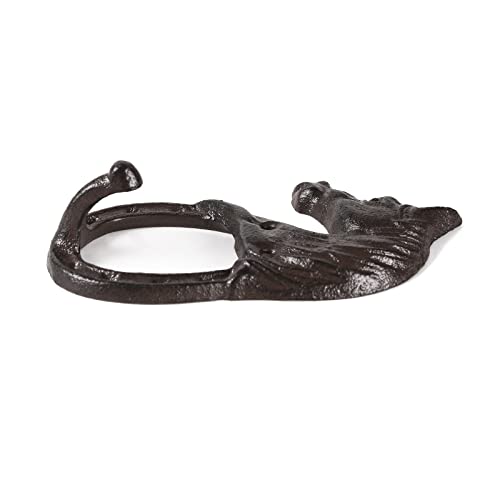 BRASSTAR Cast Iron Horse Head Single Wall Coat Hook Hanging for Coats, Bags, Hats, Towels, Keys, Rustic Retro Home Decorative Gift TQGJPT269 (1)