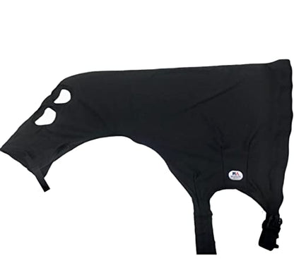 Majestic Ally Stretch Lycra Horse Hood with Zipper… - color: Red, size: Medium