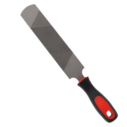 12 Inch Hoof Rasp & Farrier File with Ergonomic Non-Slip Rubber Handle
