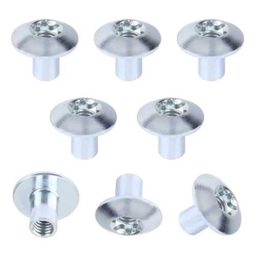 Fuoequl Trailer Hasp Bolt Kit, for Trailer Cam Action Hasp 8 pcs - style: Trailer Hardware Nuts