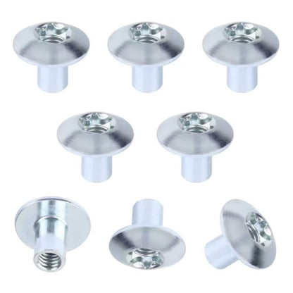 Fuoequl Trailer Hasp Bolt Kit, for Trailer Cam Action Hasp 8 pcs - style: Trailer Hardware Nuts
