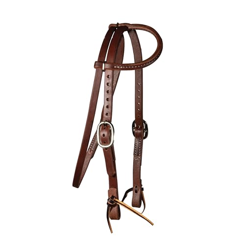 Professional's Choice Ranch Heavy Oiled 5/8” Pony One-Ear Headstall and Throatlatch