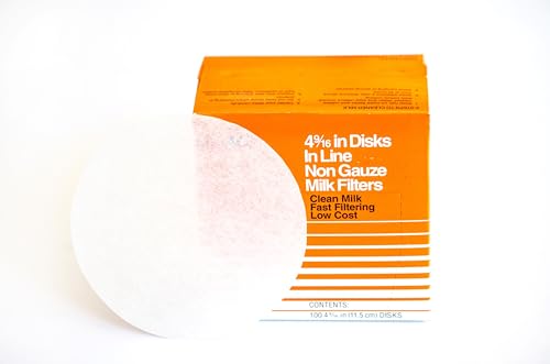 Kenag Milk Filter Disks 4-9/16" (100 disks) (10 Pack) - size: 10 pack