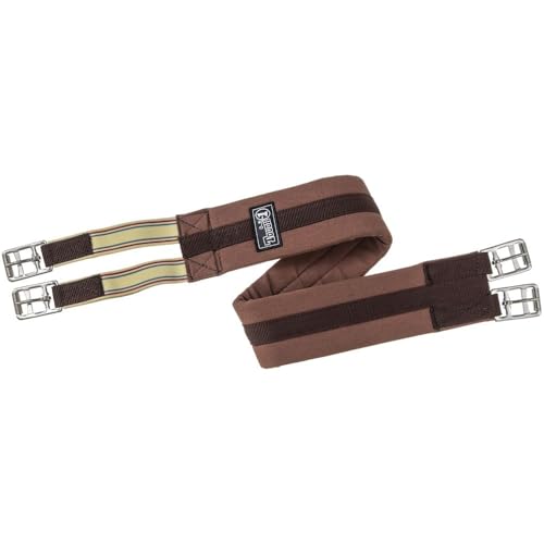 Tough 1 Padded Cotton English Girth - color: Brown, size: 42-Inch