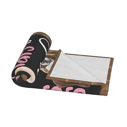 Goat Blanket Gift Just A Girl Who Loves Goats Cozy Plush Throw Blanket Flannel Fleece Ultra Soft Fuzzy Animal Lover Party Blankets for Adult Kids Boys Women Men 50"X40" - color: Three Goats, size: 50"x40"