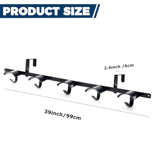 4 Pack Horse Tack Bridle Hooks,Heavy Duty 5 Spot Wall Mounted Detachable Bridle Rack with Hook Horse Bridle Rack Stall Hanger for Hanging Horse Bridles, Halters, Reins