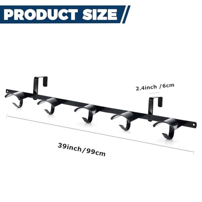 4 Pack Horse Tack Bridle Hooks,Heavy Duty 5 Spot Wall Mounted Detachable Bridle Rack with Hook Horse Bridle Rack Stall Hanger for Hanging Horse Bridles, Halters, Reins