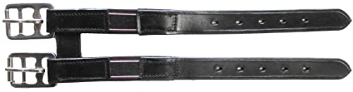CHALLENGER Horse English Leather Elastic Girth Extender 805GE01 - color: Black