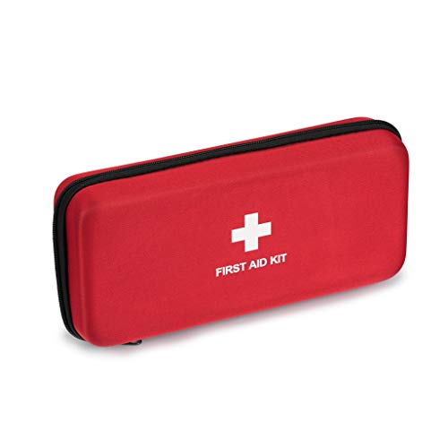 First Aid Hard Case Empty, First Aid Hard Case First Aid EVA Hard Red Medical Bag for Home Health First Emergency Responder Camping Outdoors (Red) - size: 1 Count (Pack of 1)