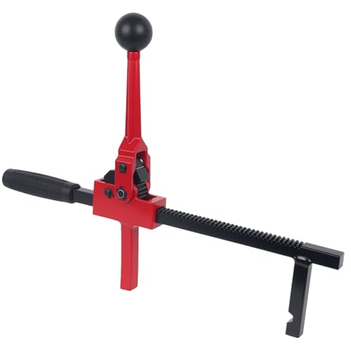 Chain Link Fence Stretcher Tool, Heavy-Duty Fence Puller Tensioner for Woven Wire, Barbed Wire Chain Link Fence with 5° Tilted Base, One-Person Operation for Farm, Ranch & Garden