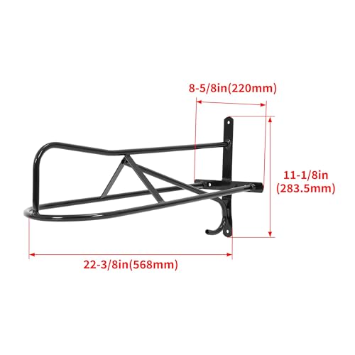 Wall Mounted Saddle Rack Stand for English & Western Style Saddle - size: 1 Count