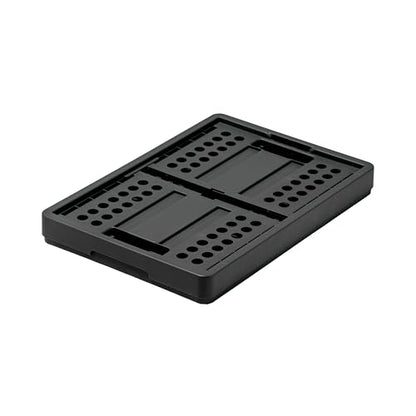 Clax® crate | folding box | basket | 48 qt (12 gal) | black - color: black