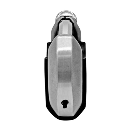 DoubleLock Crab 2.0 Discus Padlock, Keyed, Stainless Steel, 5 Keys