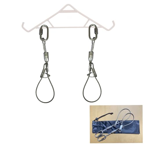 2-Packer Goat and Deer Hunting Hanging Tool Set 304 Stainless Steel Quick-Release Hoof Hook Designed for Rapid Skinning and Processing Easy-disassembly Construction Holds up to 1200 lbs