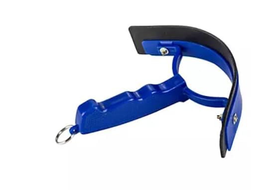 MPMH Plastic Sweat Scraper for Horse, Horse Sweat Scraper Brush Ergonomic Effective Handheld Soft Grip Plastic Rubber (Blue) - color: Blue