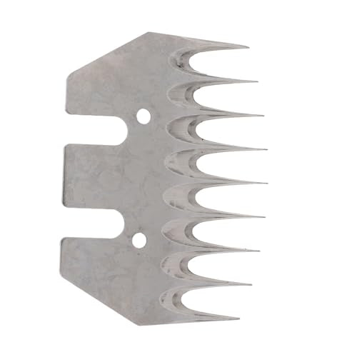 Sheep Shears Replacement Blades, Professional Stainless Steel Precise Teeth Design for Efficient Shearing, with Easy Installation, for Sheep Thick Coated Animal Hair Grooming (9 Teeth)