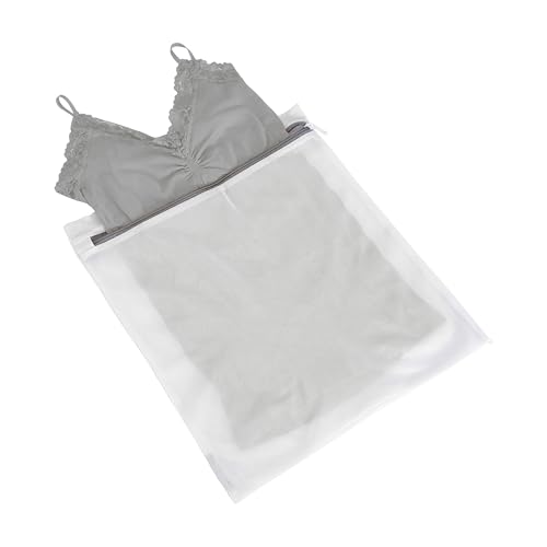Laundry 360 2 Pack Large Mesh Wash Bag | Laundry | Washing Machine | Zipper Closure | Prevents Pulling and Tearing | Clothes | Garments | Delicates | Socks | White - style: 2 Pack