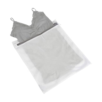 Laundry 360 2 Pack Large Mesh Wash Bag | Laundry | Washing Machine | Zipper Closure | Prevents Pulling and Tearing | Clothes | Garments | Delicates | Socks | White - style: 2 Pack