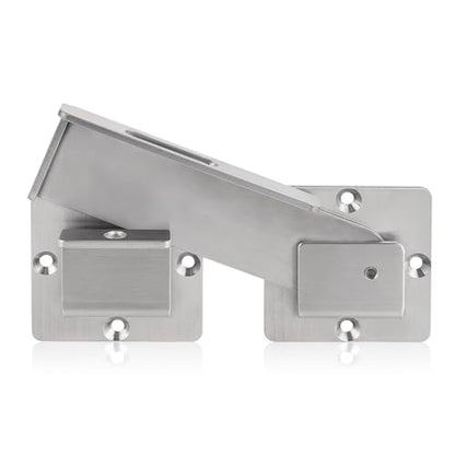 Double gate Latch with Padlock Holes, gate Latch for Wooden Fence,4mm Heavy Duty gate Latch,Adjustable barn Door Latch for Sliding and Swing Open Door