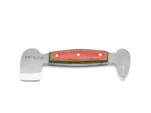 Clinch Cutter and Pritchel Tool Combo – Professional Farrier Hoof Nail Clinch Cutter Durable Construction Satin Stainless Steel, Heavy Duty - color: Heavy Duty