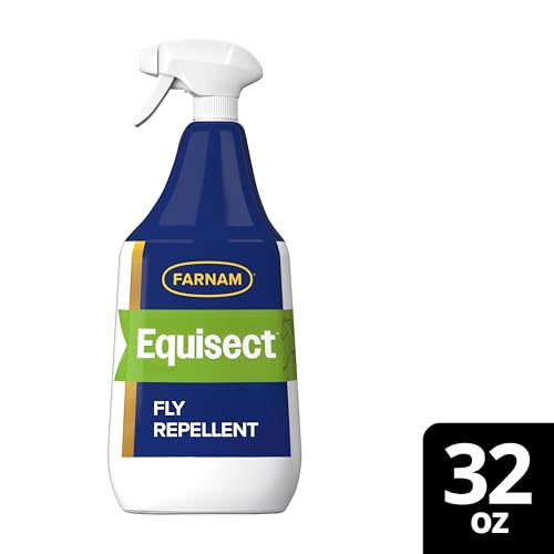 Farnam Equisect Water-Based Botanical Fly Repellent for Horses, 32 oz - size: 32 Fl Oz (Pack of 1)