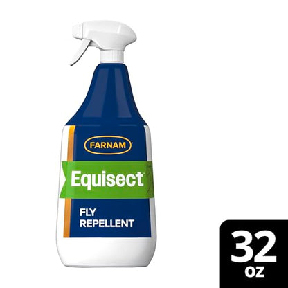 Farnam Equisect Water-Based Botanical Fly Repellent for Horses, 32 oz - size: 32 Fl Oz (Pack of 1)
