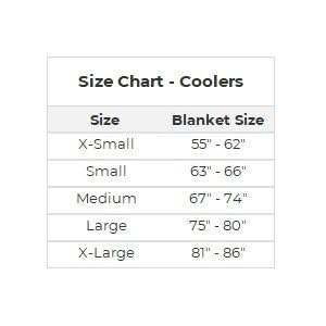 Dura-Tech Polar Fleece Square Cooler | Ideal for Horse Care | Provides Warmth & Quick Wicking | Perfect for After Baths & Workouts | 300g Double Sided Polar Fleece - size: Medium