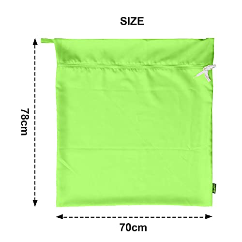 Harrison Howard Pet Washing Bag Dog Cat Horse Hair Laundry Bag for Rug Sheet Boots Pets Laundry Helper Neon Green - color: Neon Green