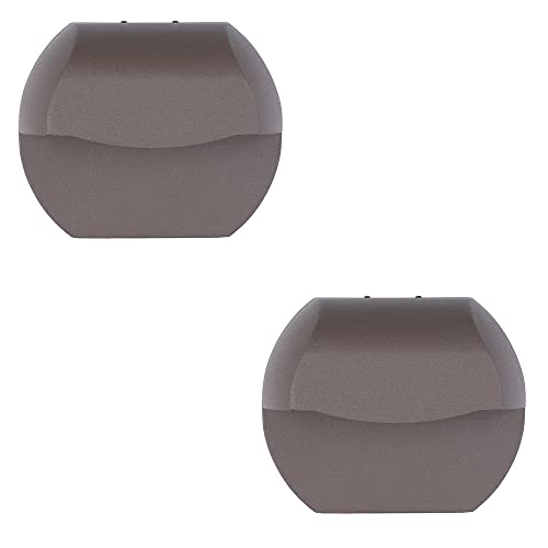 Outdoor Deck Lights LED Low Voltage Landscape Lighting 12V | Cast Aluminum Patio Gazebo Fence Posts Step Wall Mount Lights Warm White Textured Bronze Finish Pack of 2 - color: Bronze, size: 2-Pack