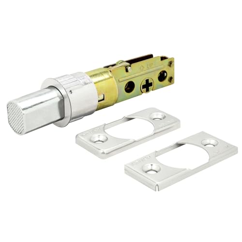 Nuk3y 6 Way Adjustable Door Latch Bolt (Satin Nickel, Deadbolt) - color: Satin Nickel, size: Deadbolt