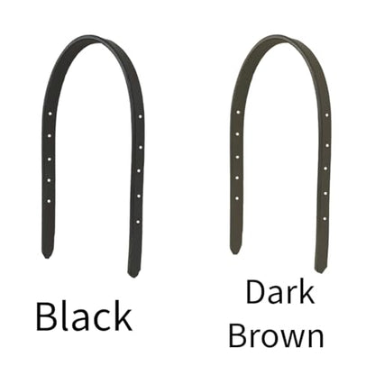 Tahoe Tack 14" Mini Horse Halter Replacement Breakaway Crown – Premium Single Layer Dark Brown Leather, Flexible and Durable Design