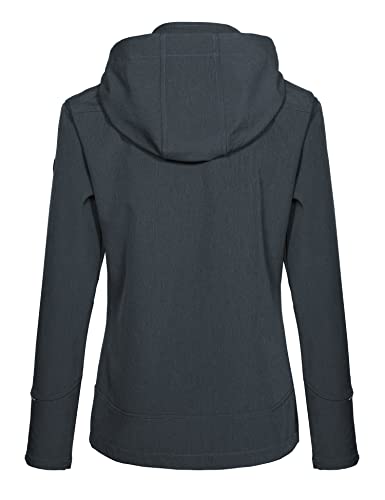 Little Donkey Andy Women’s Softshell Jackets Ski Snowboarding Jackets - color: Black Heather, size: Medium