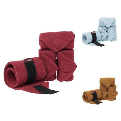 LeMieux Toy Pony Bandages for Toy Pony - Fleece - Simple Fastening - Suitable for Ages 3 Years + - Ginger - color: Ginger