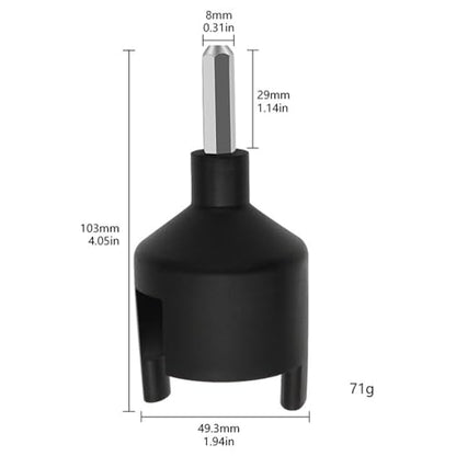 ZYAMY 2PCS Electric Fence Insulator Plastic Sleeve Tool Accessories Self Tapping Insulated Wire Hook Nail Socket Suitable for Electric Fence Energizer Fence Posts Orchards Enterprises Gardens