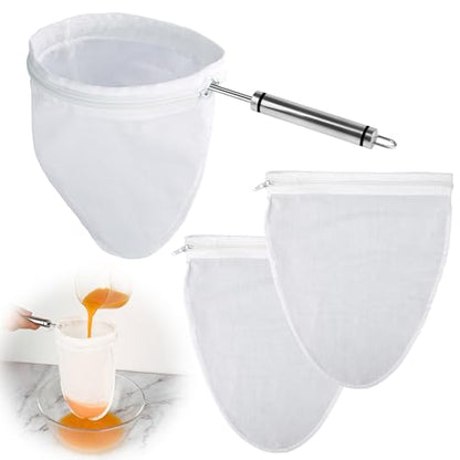 WMKGG Ultra Fine Mesh Strainer Bags,Cheese Cloth Bag for Straining - size: Large Size