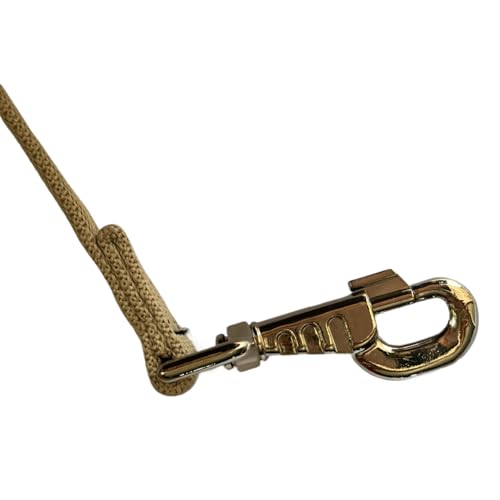 Horse Training Lunge Line with Alloy Trigger Buckle for Accurate Equestrian Training of 32.8 ft(10 Meters) - color: Grayish White