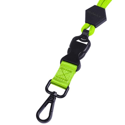 Wisdompro 23 inch Round Cord Lanyard with Safety Breakaway Buckle - color: Neon Green