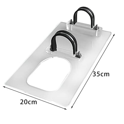 Fenteer Shearing Bracket for Sheep Shears and Carpet Trimmers, 13.78 x 7.87 in Acrylic Tufting Aid for Livestock Grooming - color: A