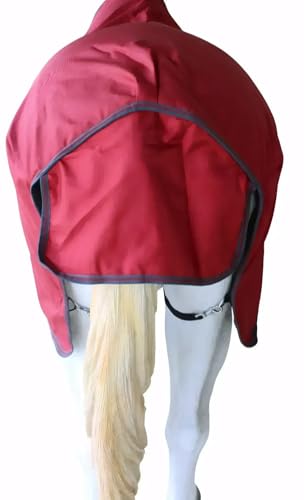 Challenger 1680D Horse Turnout Waterproof Heavy-Weight Winter Blanket Wine 6EE10 - color: Wine Red, size: 80 inches