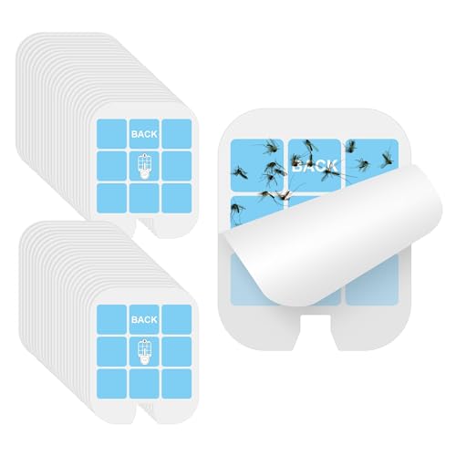 48 Pack Fly Trap Refill Glue Cards Compatible with Safer Home