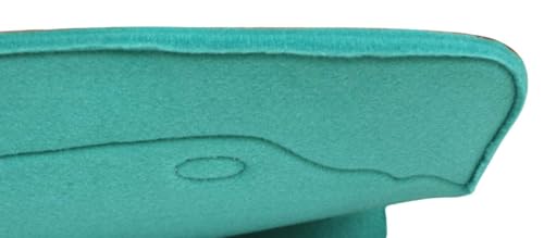 Horse 32"x30" Western Contoured Wool Felt Therapeutic Saddle Pad 39252 - color: Teal