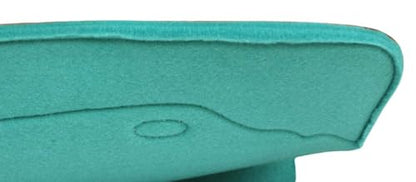 Horse 32"x30" Western Contoured Wool Felt Therapeutic Saddle Pad 39252 - color: Teal