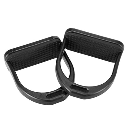 2 PCS High Strength Stirrups, Plastic Horse Riding Stirrups with Non Slip Rubber Pad, Horse Riding Tool Accessories for Kids (Small)