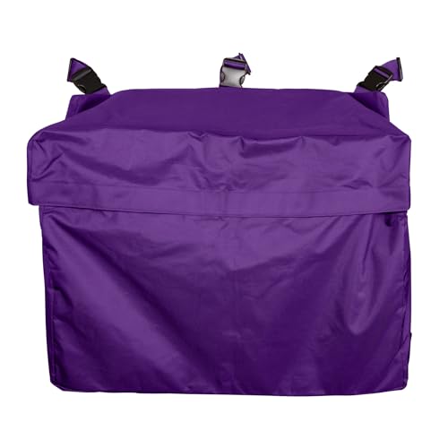 Schneiders Stall Front Large Horsewear Bag II | Durable 600D Polyester | Teflon Coated | Extra Large Capacity | Secure Fastening | Color Purple - color: Purple