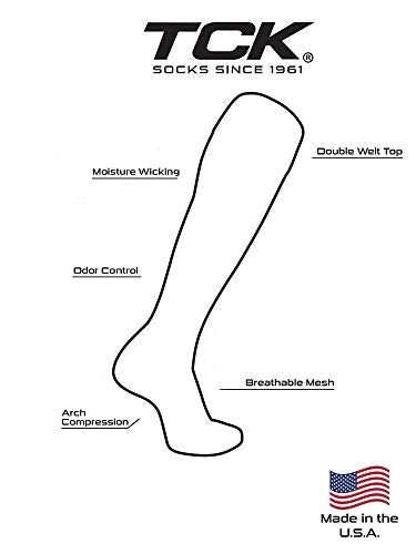 TCK Striped Baseball Stirrup Socks - Youth & Adult - color: Black/White/Graphite, size: Large