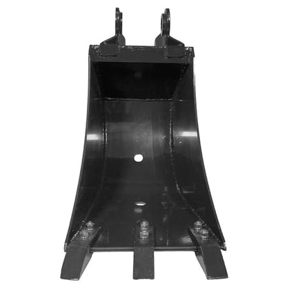 Titan Attachments 14in Wide Backhoe Bucket, 3-Carbon Steel Teeth, Hydraulic Tilt Backhoe & Excavator Attachment - size: 14"